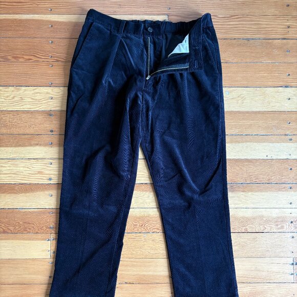 The Hardman Straight Leg Black Thin-walled Corduroy Pants (Japanese) - Picture 3 of 9